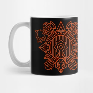 Blood and Thunder — Race Crest (color) Mug